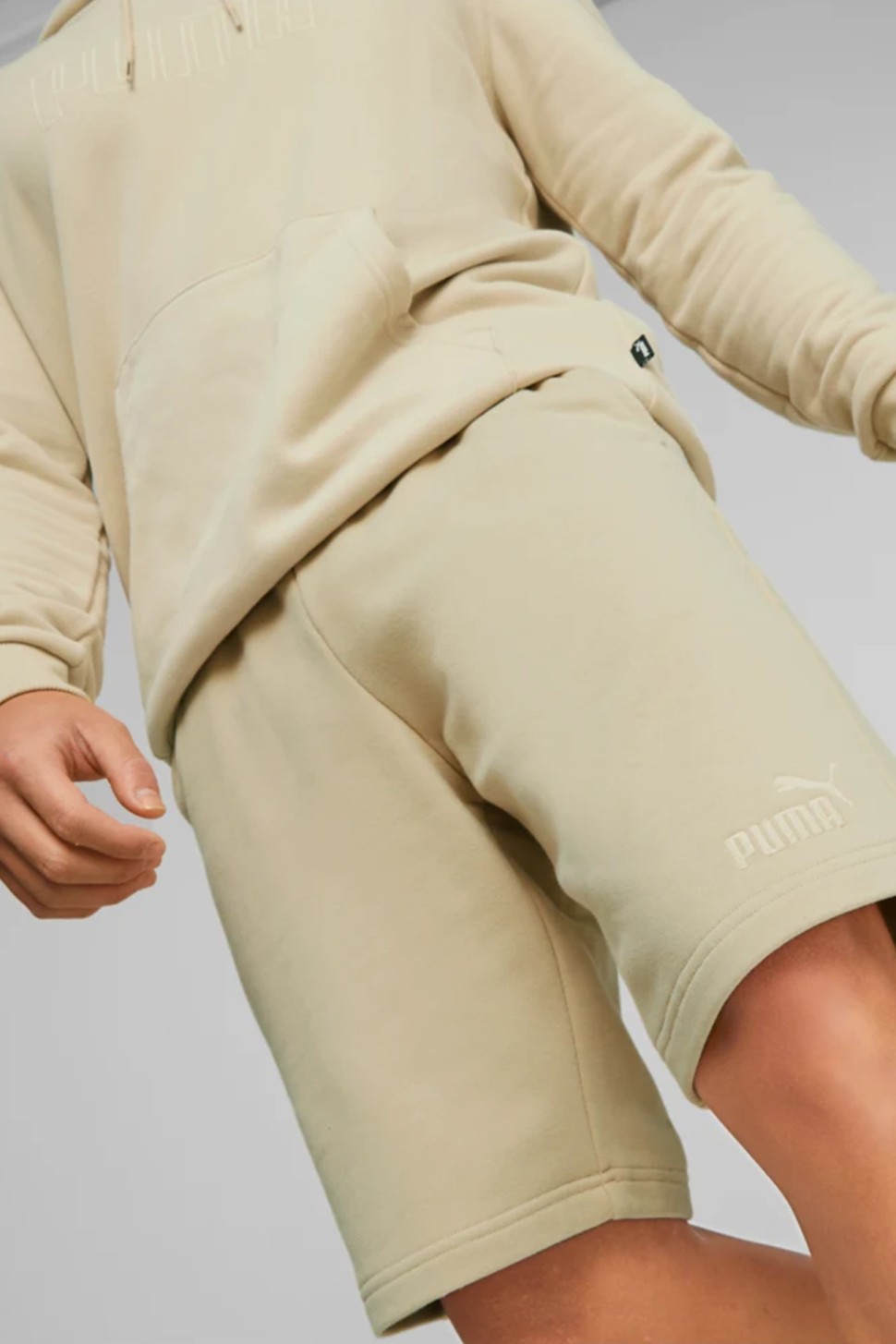 Шорти чоловічі Puma ESS ELEVATED Shorts бежеві 67517488 — фото 5