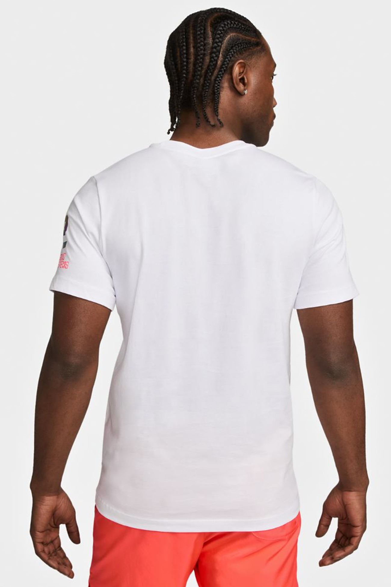 Футболка мужская Nike M NSW TEE TREND IRIDESCENT HBR белая FB9768-100 изображение 4