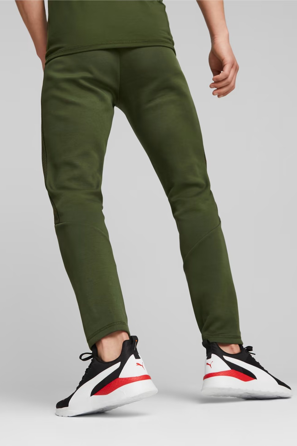 Штани чоловічі Puma EVOSTRIPE Pants DK хакі 67593231 — фото 3