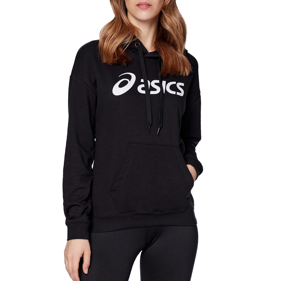 Толстовка женская Asics BIG ASICS OTH HOODIE черная 2032A990-001 изображение 1