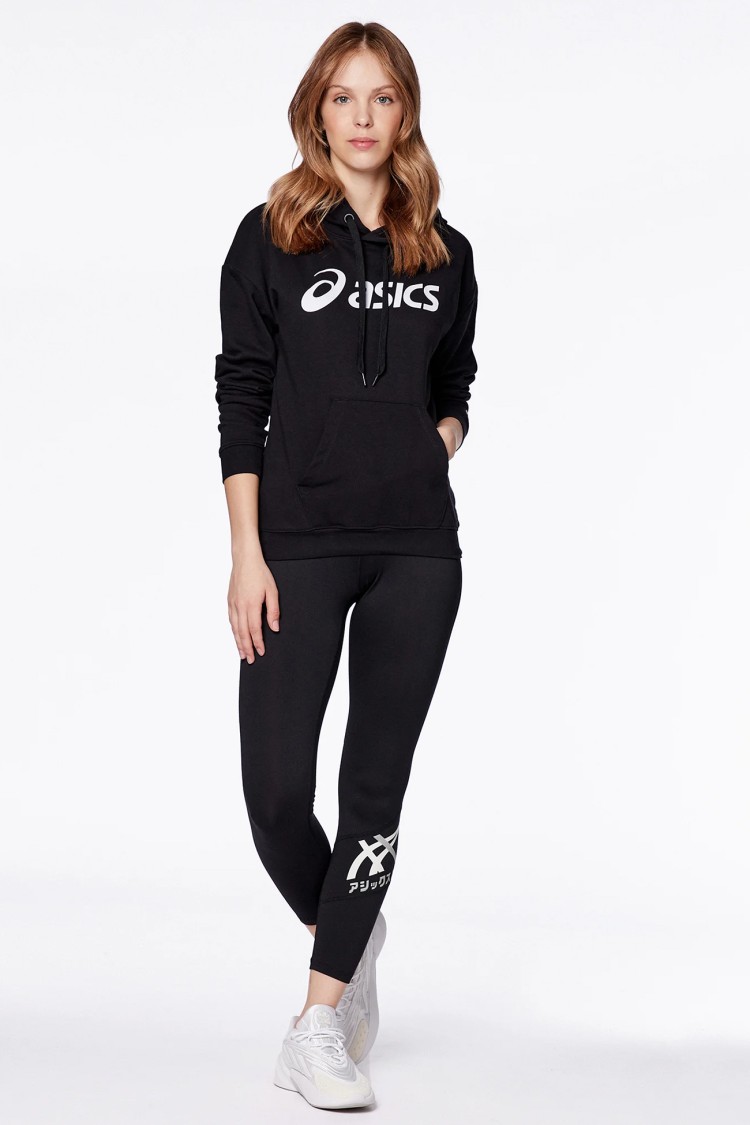 Толстовка женская Asics BIG ASICS OTH HOODIE черная 2032A990-001 изображение 3