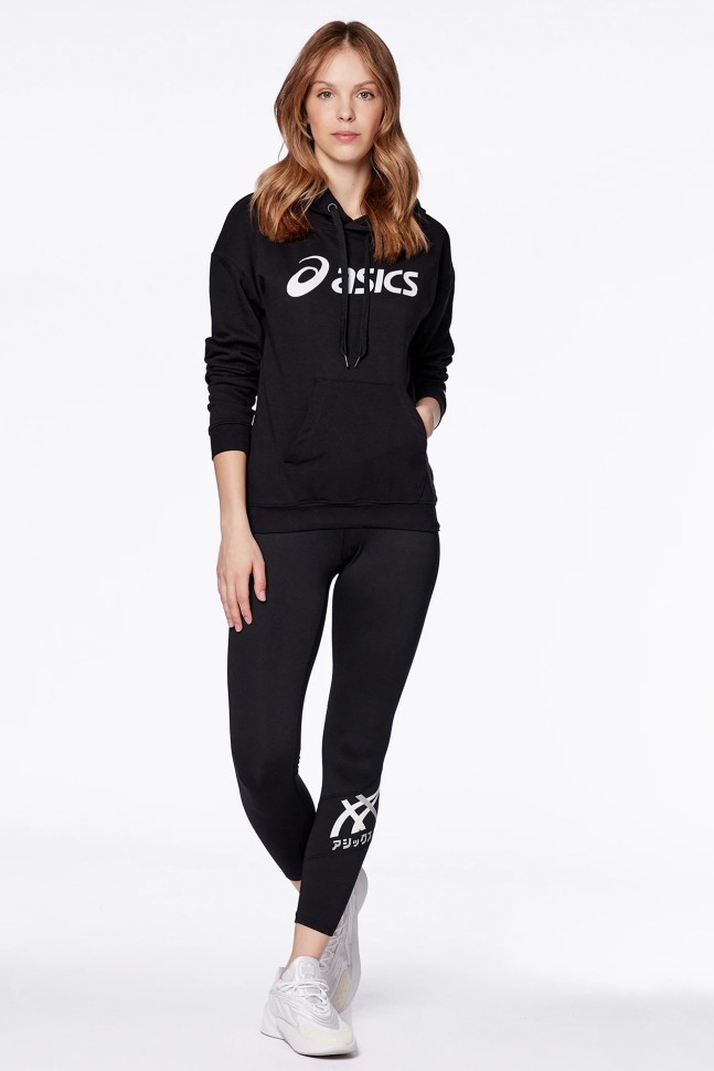Толстовка женская Asics BIG ASICS OTH HOODIE черная 2032A990-001 изображение 3