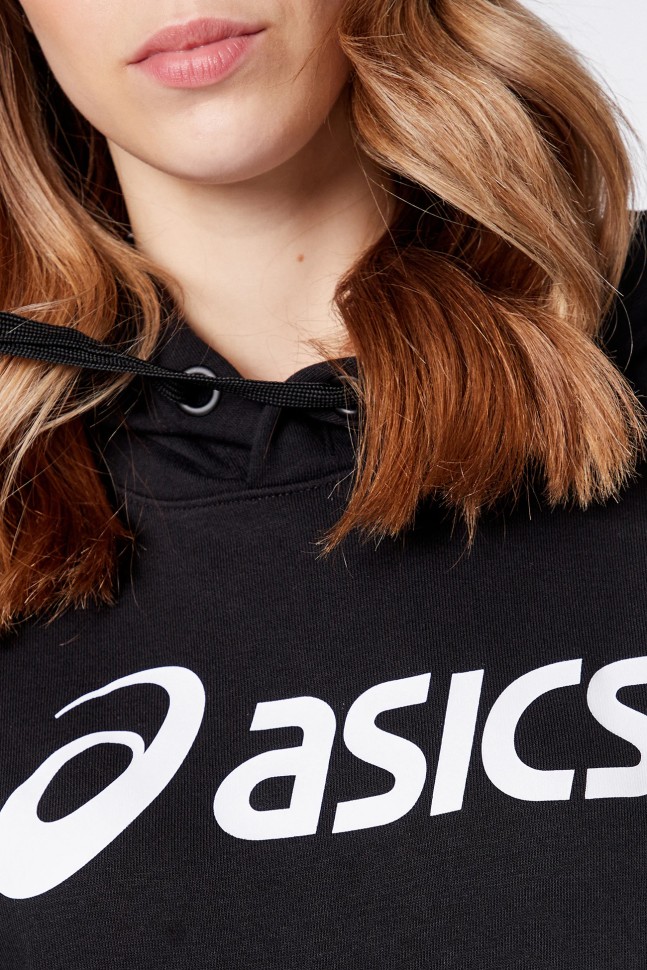 Толстовка женская Asics BIG ASICS OTH HOODIE черная 2032A990-001 изображение 5