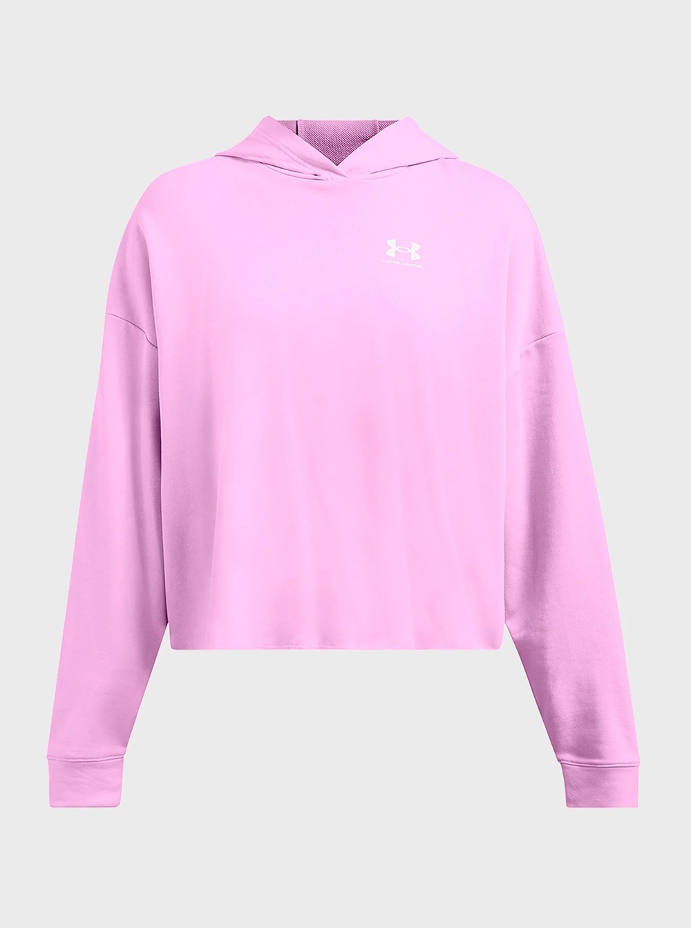 Толстовка жіноча Under Armour UA Rival Terry OS Hoodie рожева 1382736-638 изображение 4