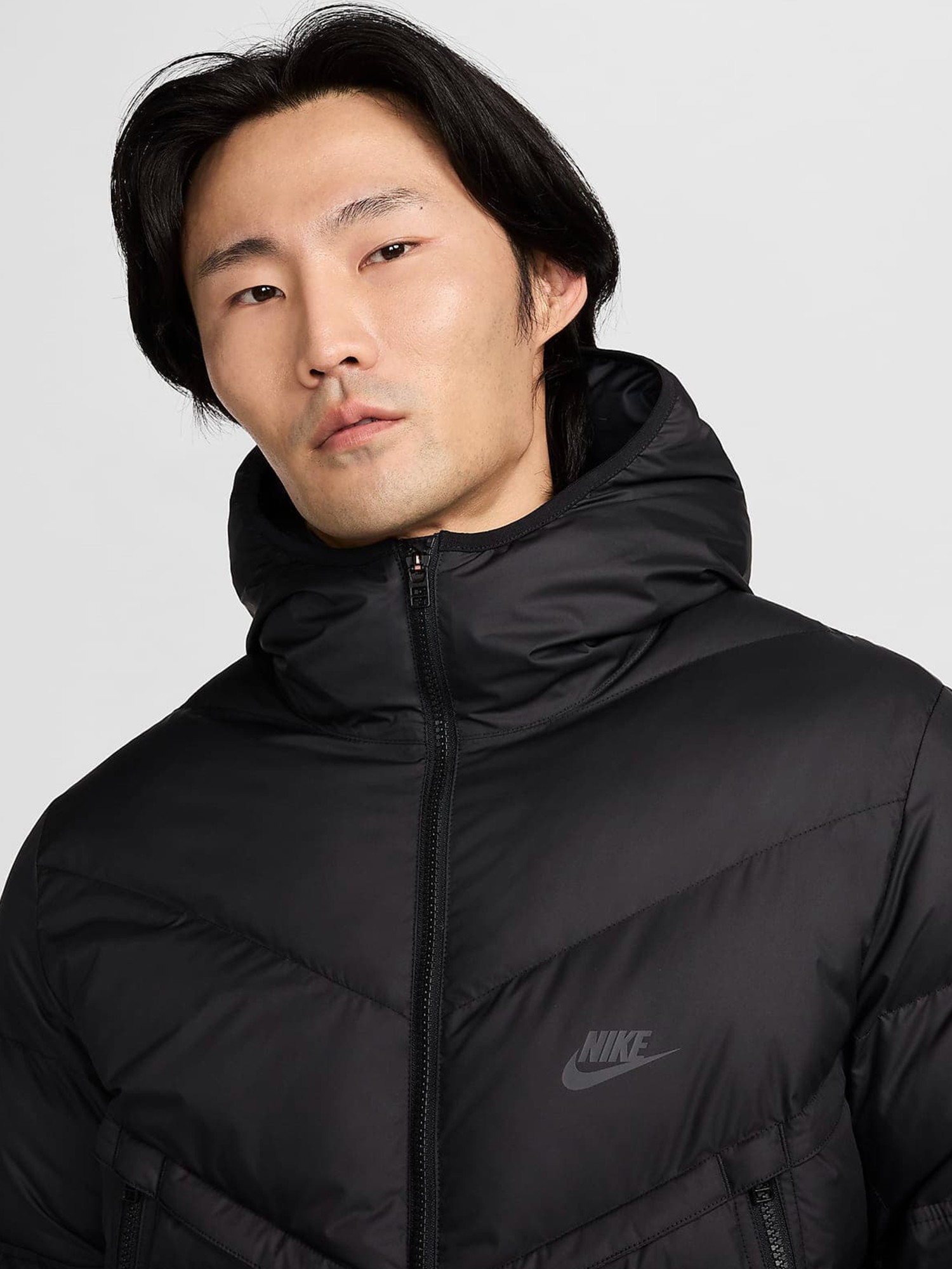 Куртка чоловіча Nike M NSW SF WR PL-FLD AIR MAX JKT чорна HF6603-010 изображение 5