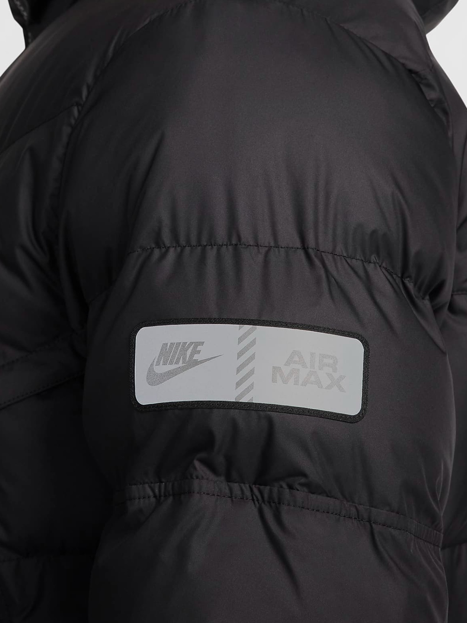 Куртка чоловіча Nike M NSW SF WR PL-FLD AIR MAX JKT чорна HF6603-010 изображение 6