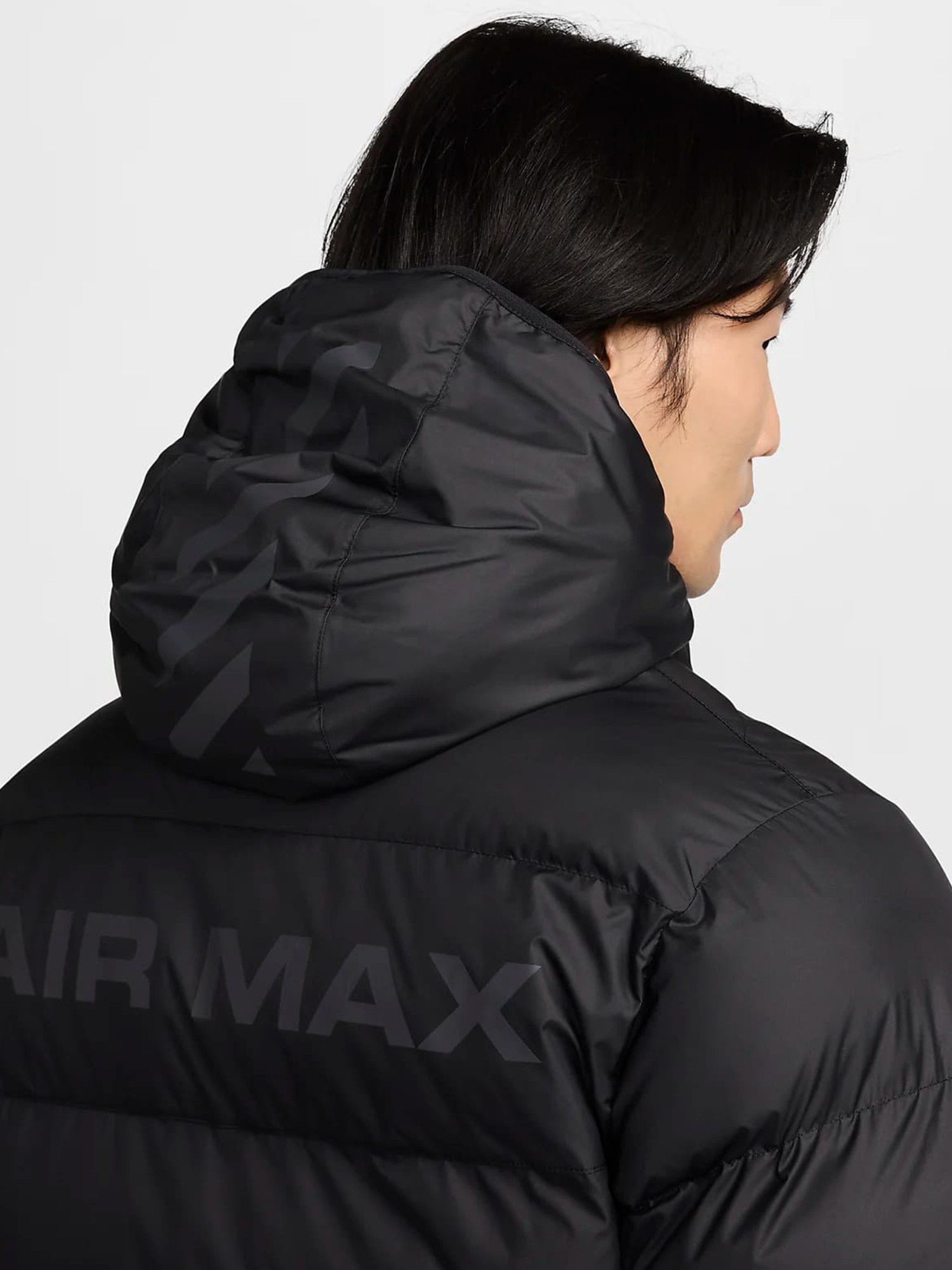 Куртка чоловіча Nike M NSW SF WR PL-FLD AIR MAX JKT чорна HF6603-010 изображение 9