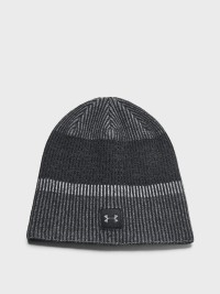 Шапка  Under Armour Launch Reflective Beanie черная 1386648-001 изображение 3