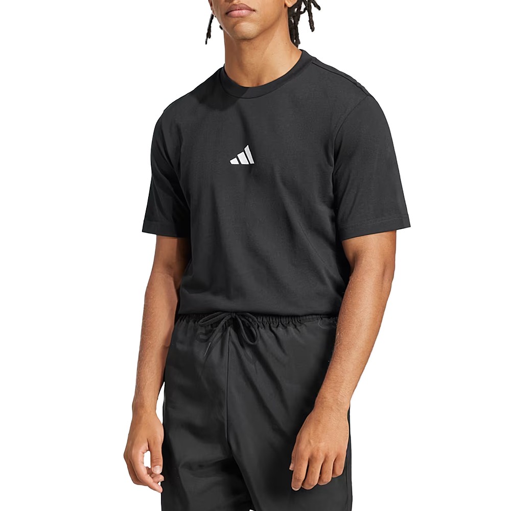 Футболка мужская Adidas M SL SJ T черная JE9024