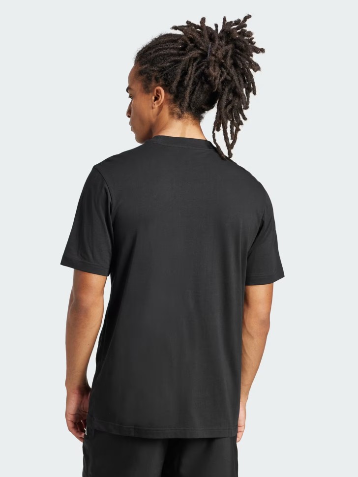 Футболка мужская Adidas M SL SJ T черная JE9024 изображение 3