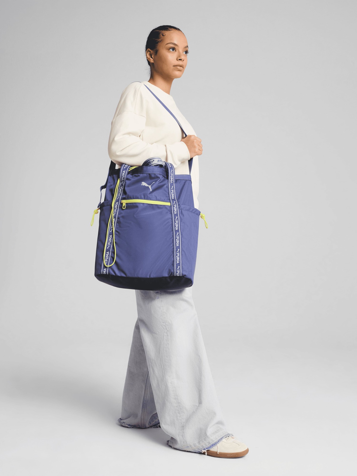 Сумка женская Puma AT ESS Tote фиолетовая 09078104 изображение 5