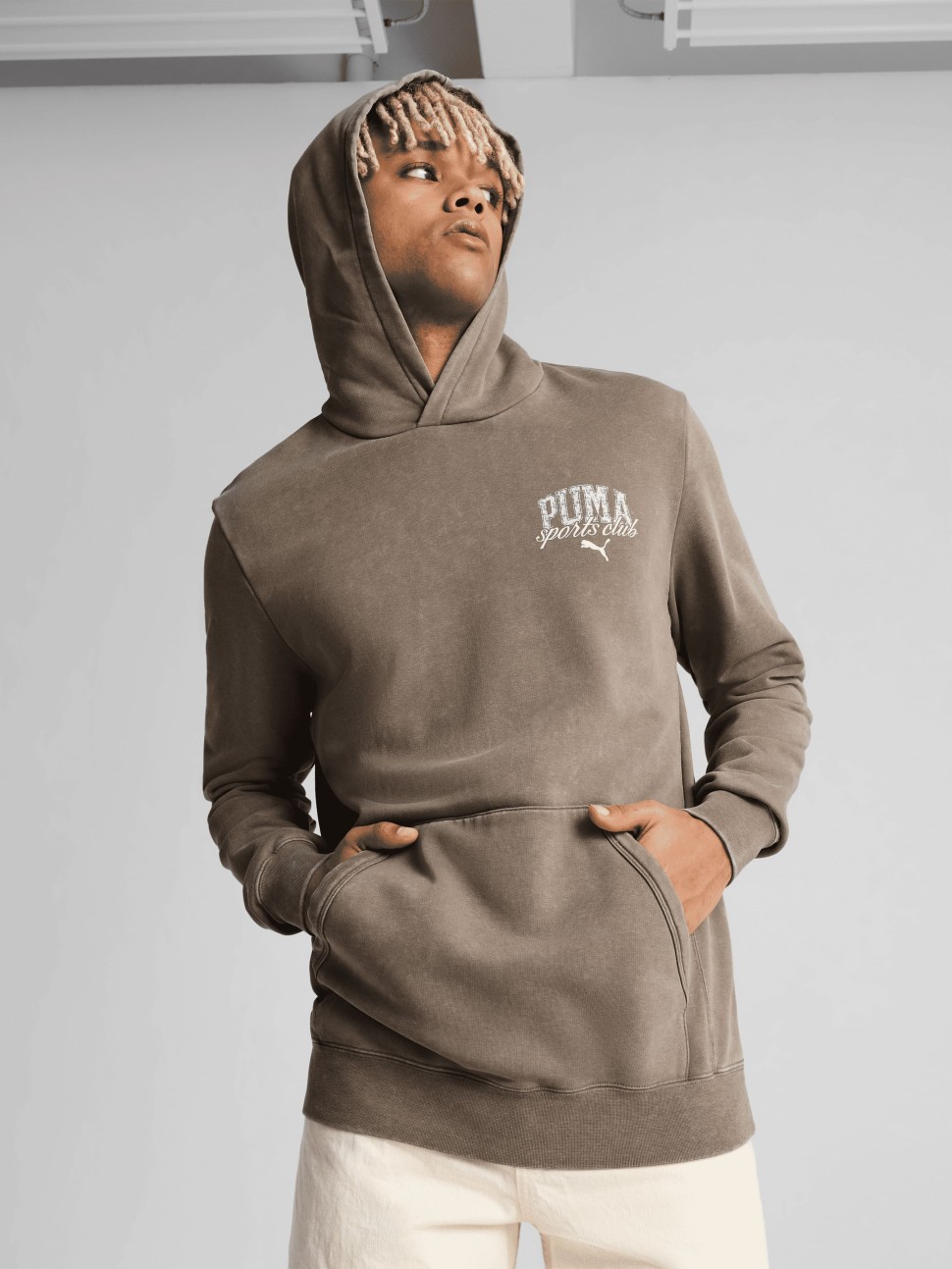 Толстовка чоловіча Puma CLASS Hoodie коричнева 68464193 — фото 2