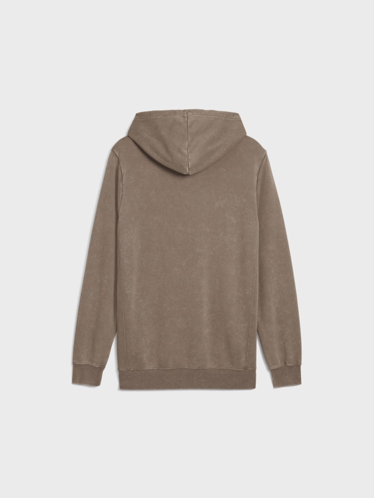 Толстовка мужская Puma PUMA CLASS Hoodie коричневая 68464193 изображение 8