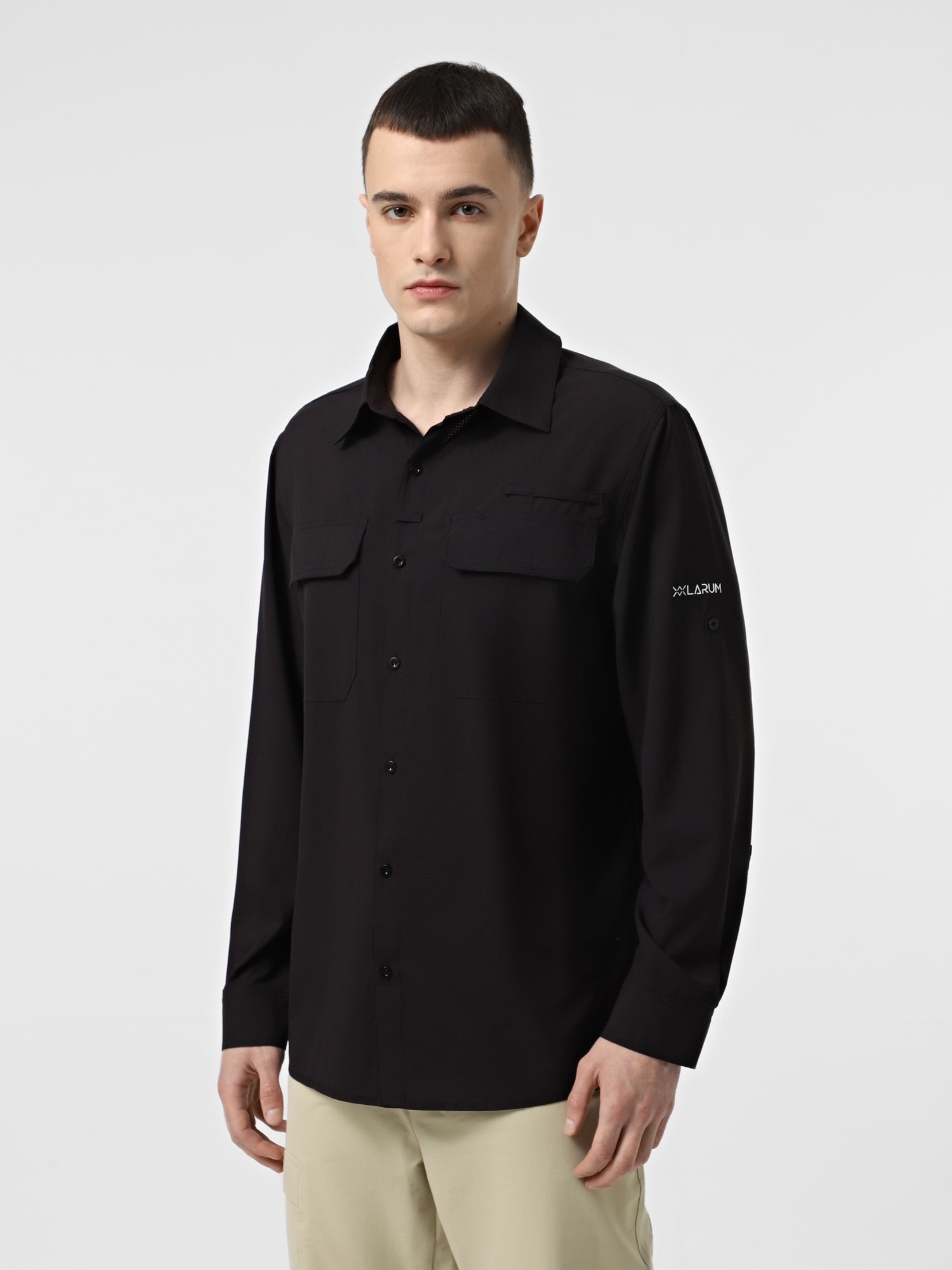 Рубашка мужская Larum Randle черная 162505-010 изображение 2