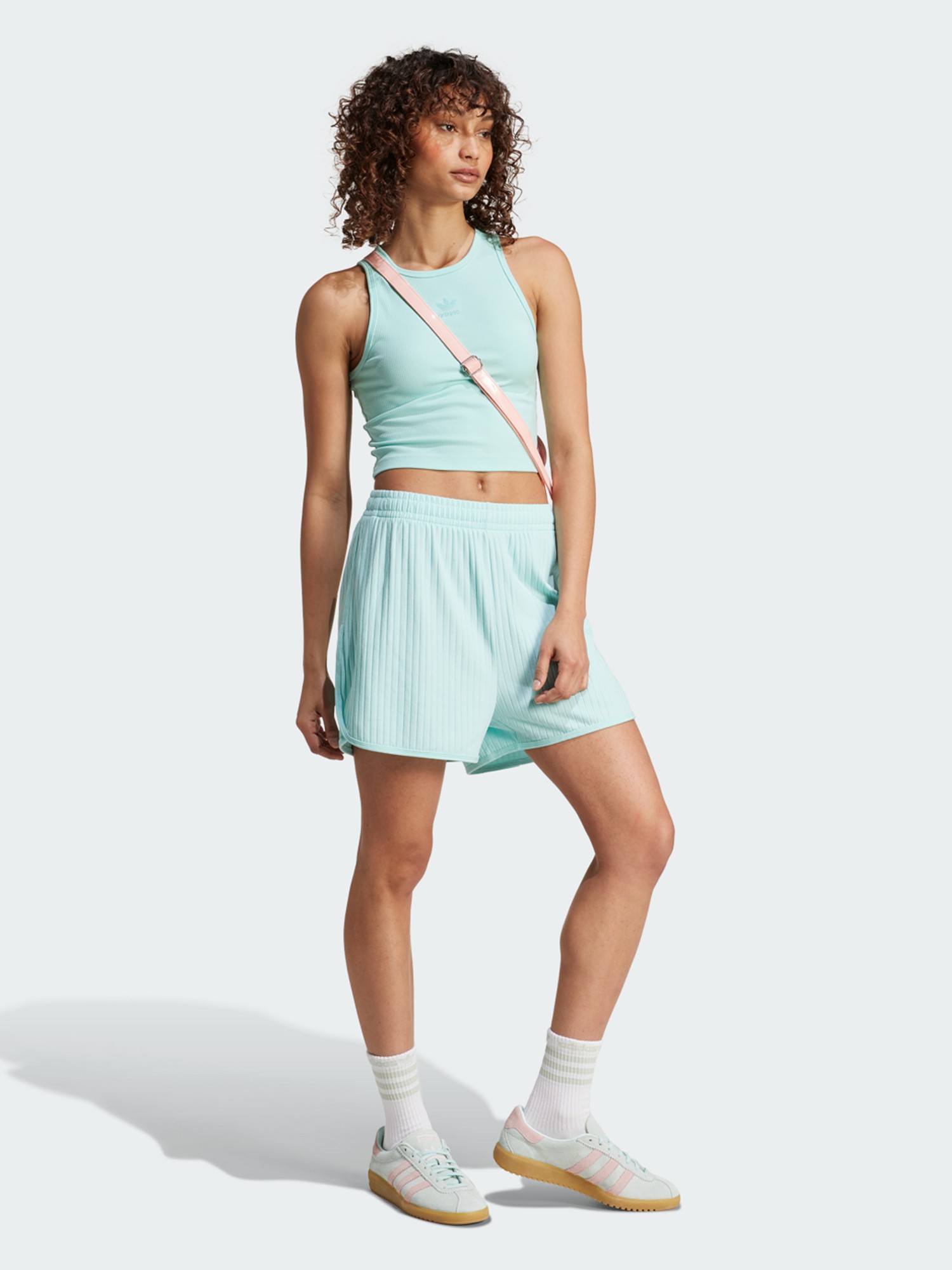 Шорти жіночі Adidas ESS WR S SSHORT блакитні JD5163 изображение 6