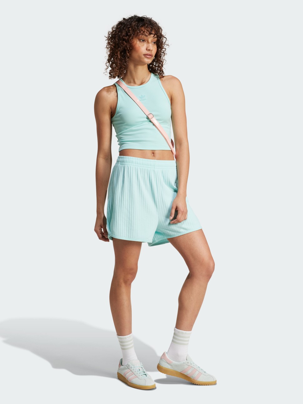 Шорти жіночі Adidas ESS WR S SSHORT блакитні JD5163 — фото 6