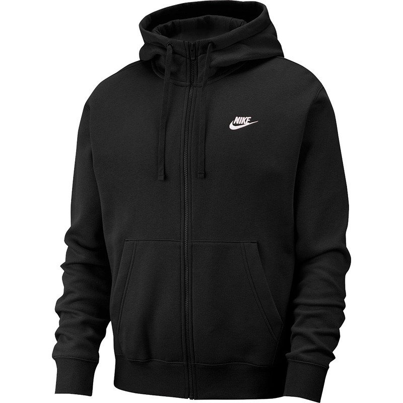 Толстовка чоловіча Nike Nike Sportswear Club Fleece чорна BV2645-010  изображение 1