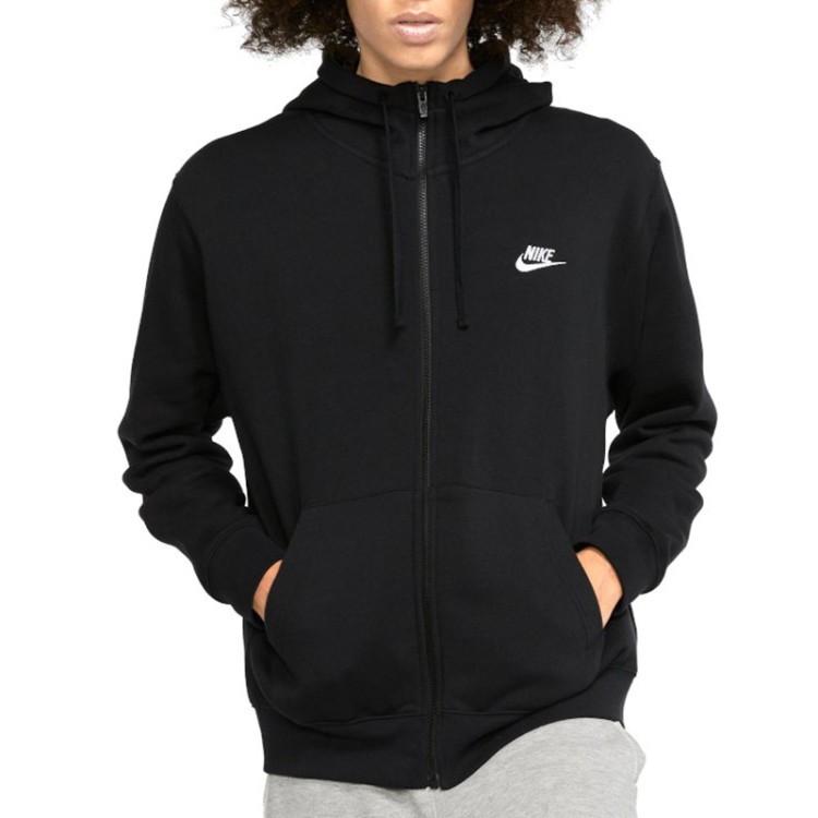 Толстовка чоловіча Nike Nike Sportswear Club Fleece чорна BV2645-010  изображение 3