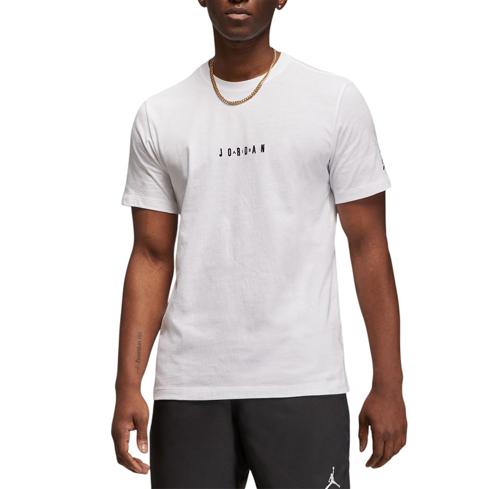 Футболка мужская Nike M J EMB JORDAN AIR CREW белая DM3182-100