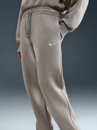 Штани жіночі Nike W NSW PHNX FLC HR OS PANT 2 сірі FZ5996-009 изображение 5