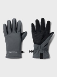 Перчатки мужские Columbia M Ascender™ III Softshell Glove темно-серые 2094051-028 изображение 2