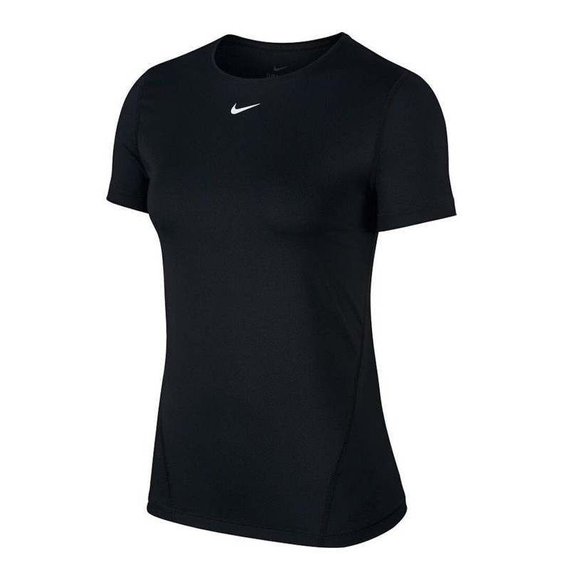 Футболка женская Nike W Np 365 Top Ss Essential черная AO9951-010 изображение 1