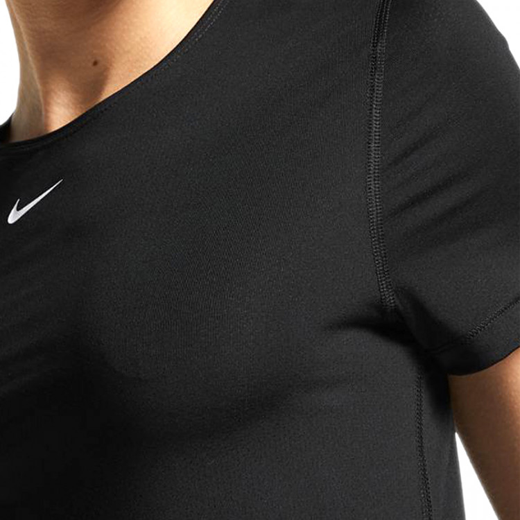 Футболка женская Nike W Np 365 Top Ss Essential черная AO9951-010 изображение 3