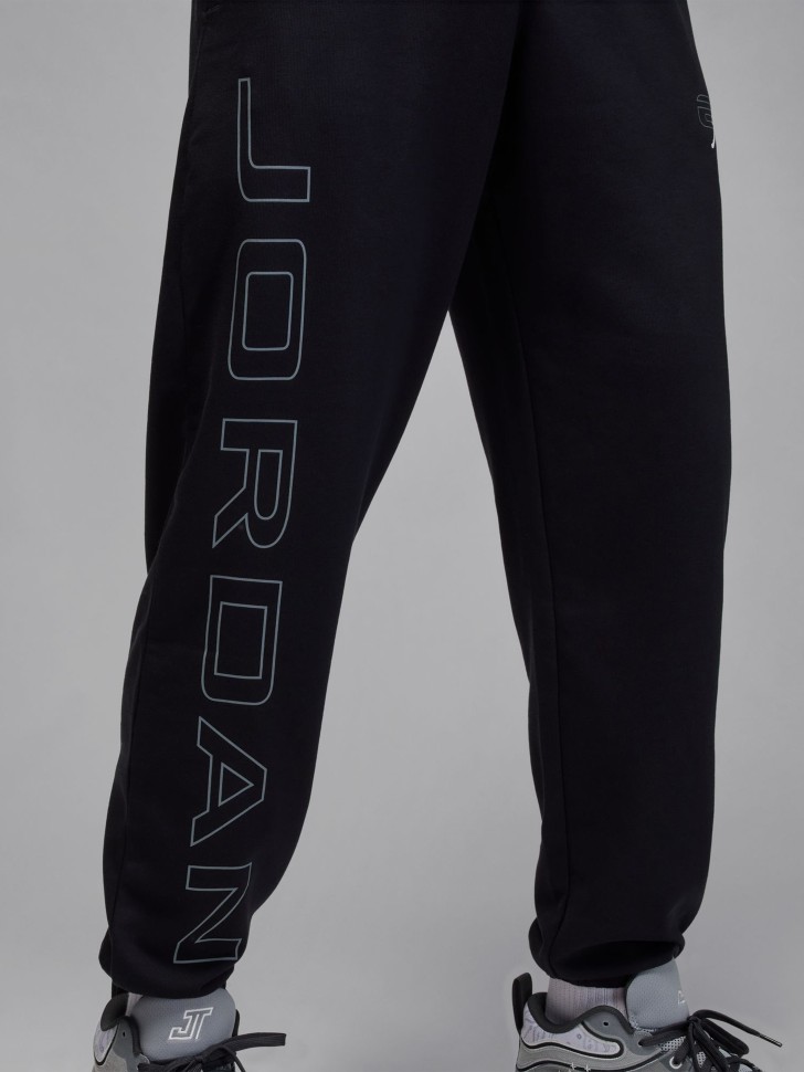 Штани чоловічі Nike M J SPRT CSVR GFX FLC PNT чорні HQ8699-010 изображение 4