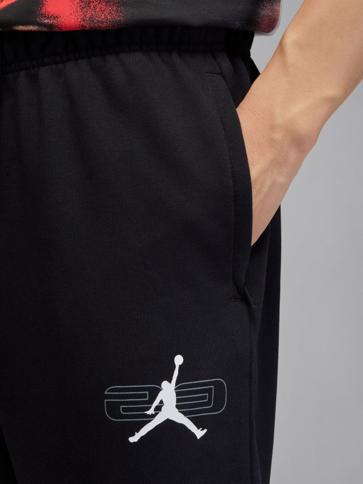 Штани чоловічі Nike M J SPRT CSVR GFX FLC PNT чорні HQ8699-010 изображение 6