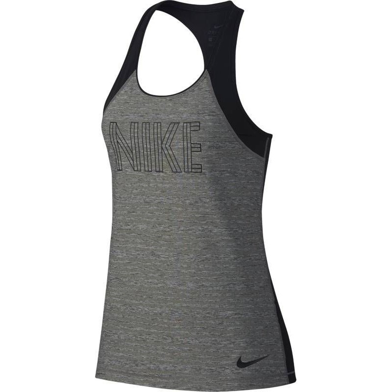Майка женская Nike W NP TANK NIKE HTHR серая AH2275-091 изображение 1