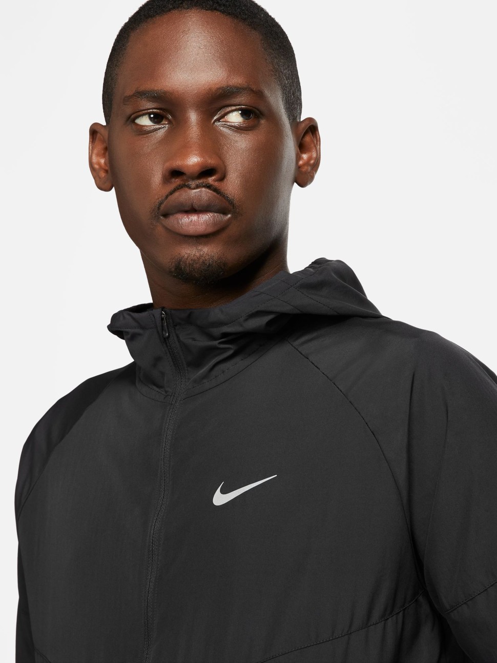 Вітрівка чоловіча Nike M NK RPL MILER JKT чорна DD4746-010 — фото 4