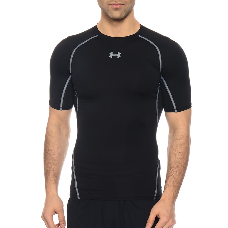 Футболка мужская Under Armour Hg Armour Ss черная 1257468-001 изображение 2