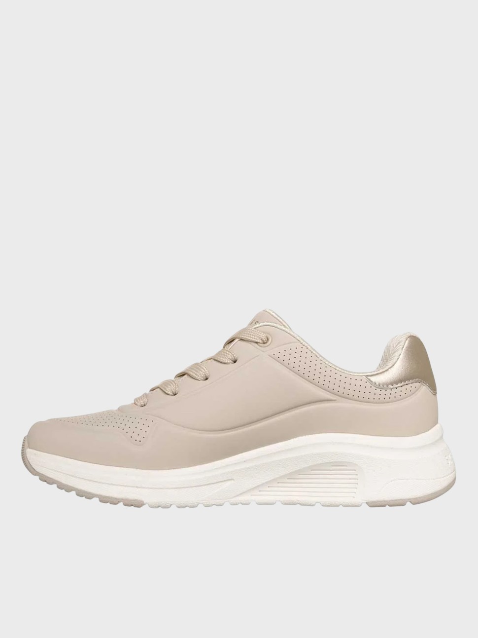 Кроссовки женские Skechers UNO LITE 2 бежевые 190265 NAT — фото 3