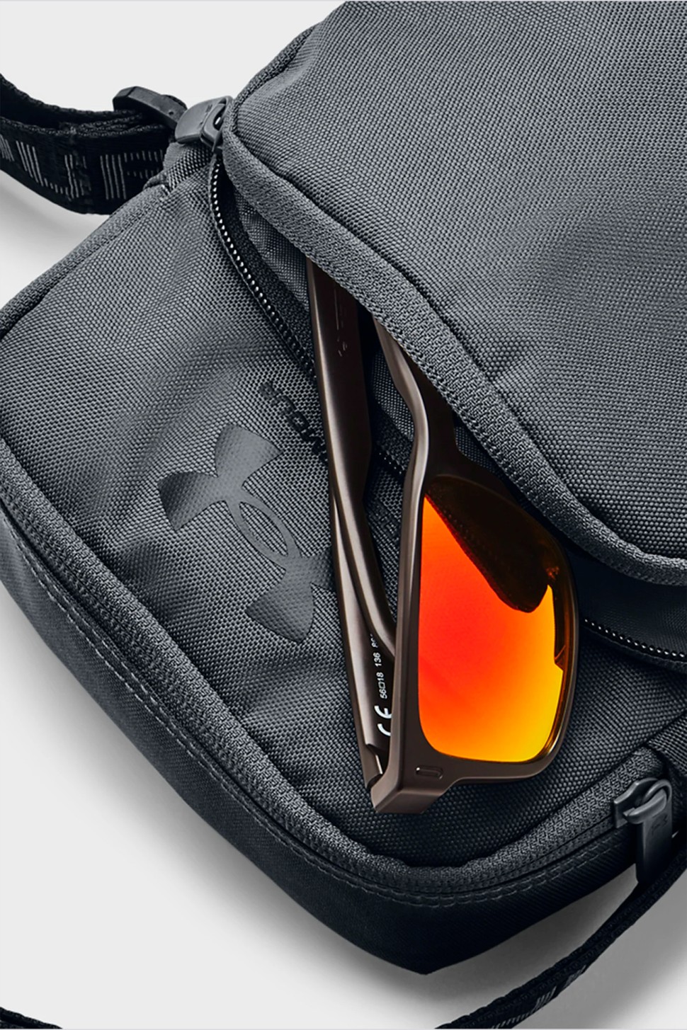 Сумка Under Armour Ua Loudon Crossbody серая 1364192-012 — фото 4