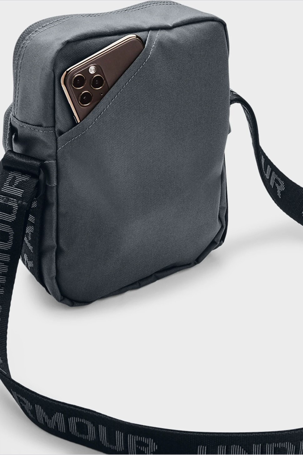 Сумка Under Armour Ua Loudon Crossbody серая 1364192-012 — фото 5