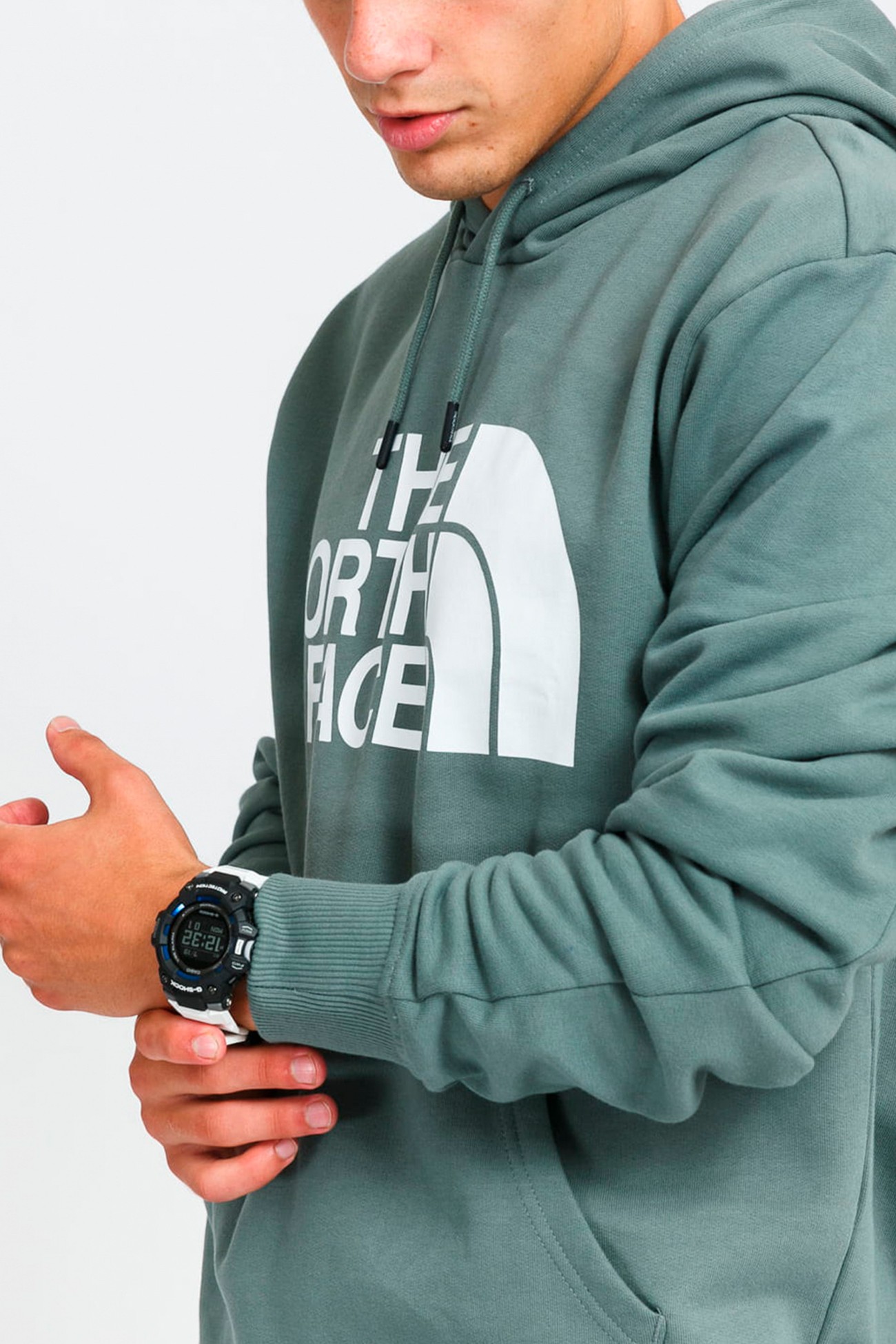 Толстовка мужская The North Face Зеленая NF0A3XYDHBS1 изображение 2