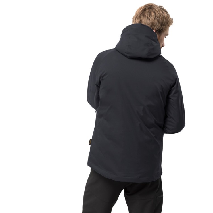 Пуховик мужской Jack Wolfskin серый 1106901-6230 изображение 3