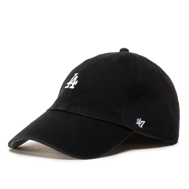 Бейсболка 47 Brand La Dodgers Base Runner чорна B-BSRNR12GWS-BKA изображение 1