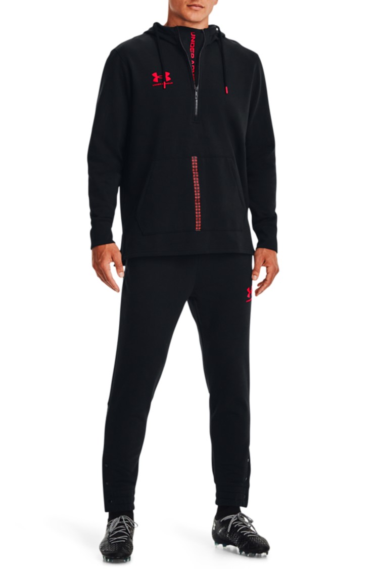 Толстовка чоловіча Under Armour UA Accelerate Hoodie чорна 1373304-001 изображение 2