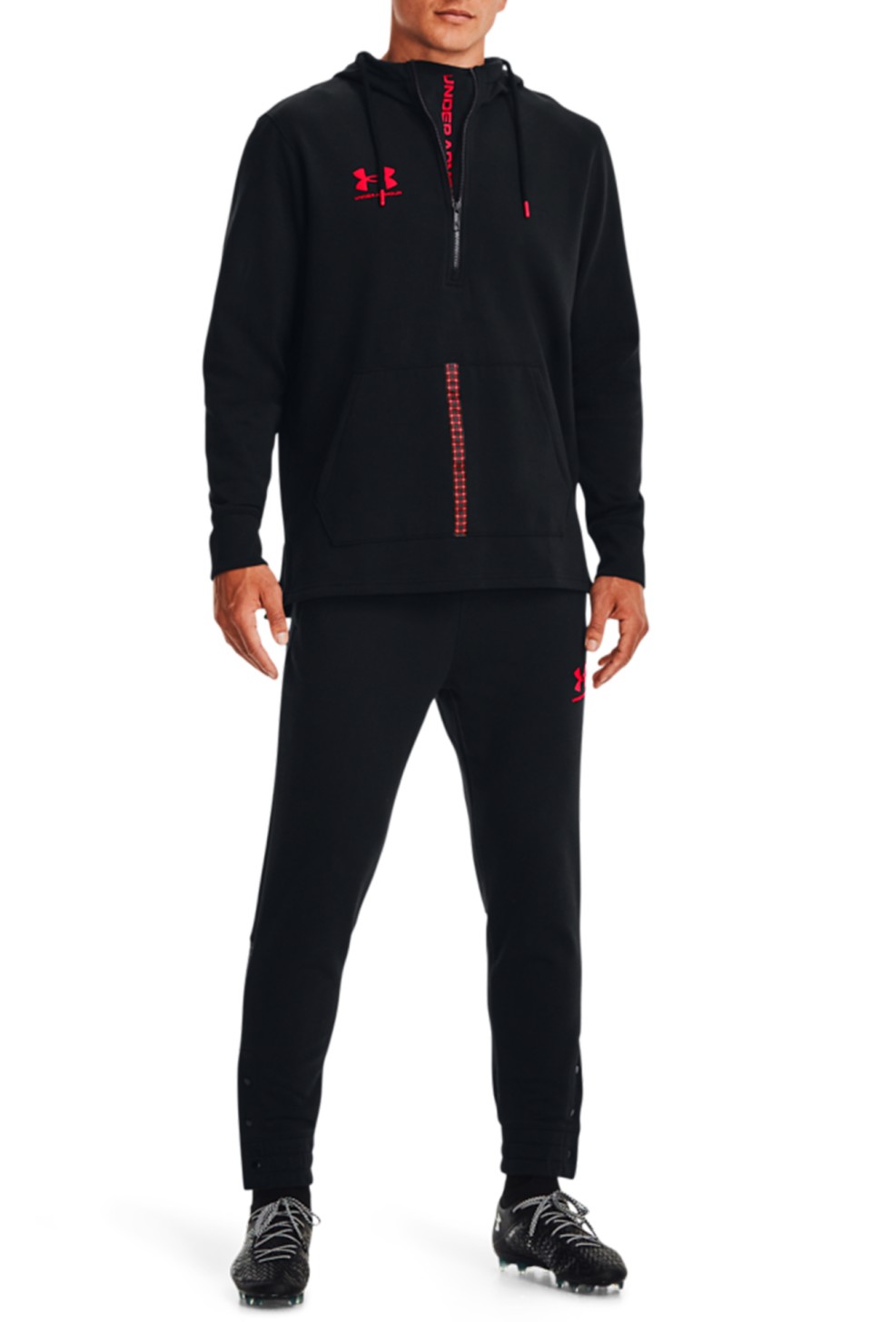 Толстовка чоловіча Under Armour UA Accelerate Hoodie чорна 1373304-001 — фото 2