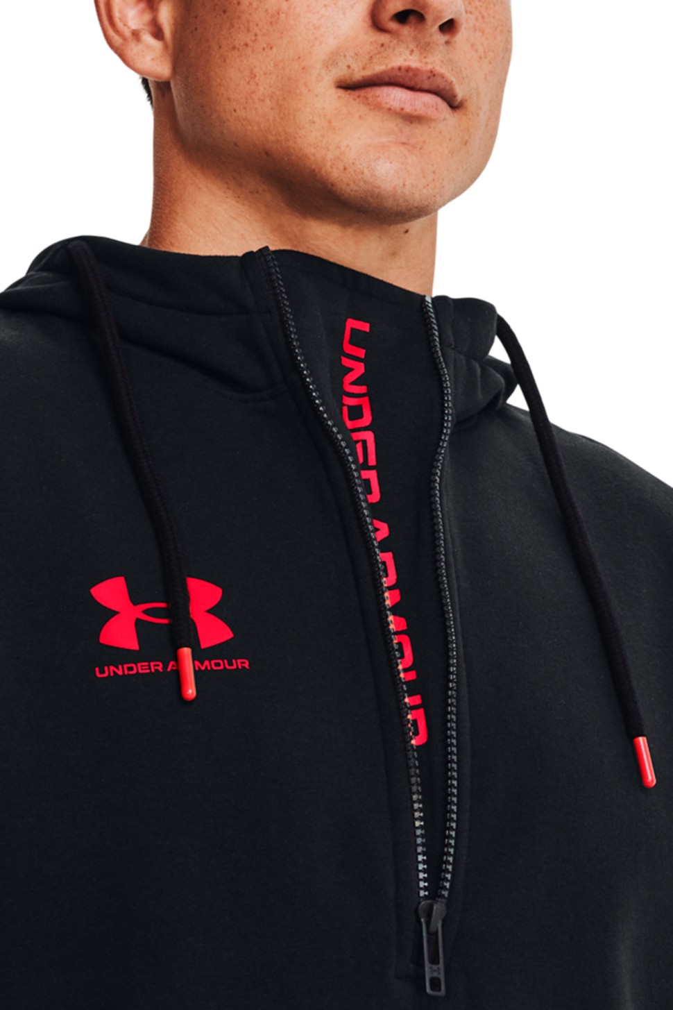 Толстовка чоловіча Under Armour UA Accelerate Hoodie чорна 1373304-001 — фото 3