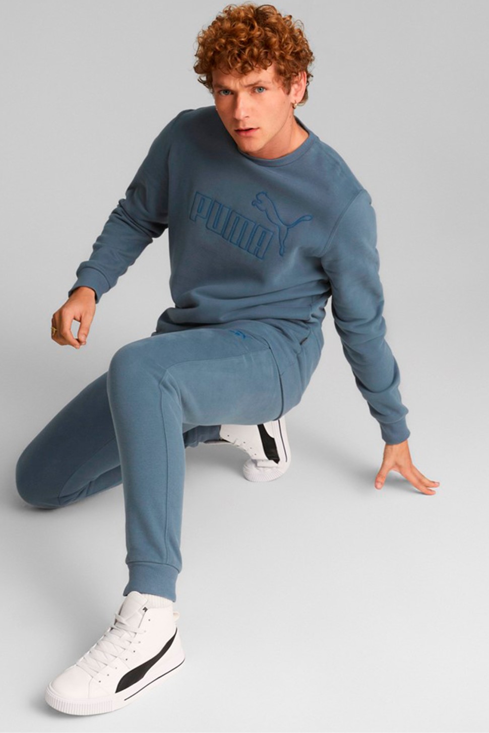 Штани чоловічі Puma ESS ELEVATED Sweatpants сині 84988918 — фото 2