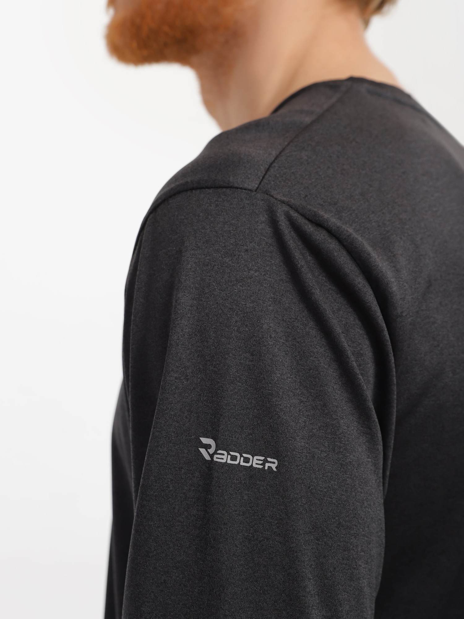 Футболка з довгим рукавом чоловіча Radder Nepas темно-сіра 122124-020 изображение 5