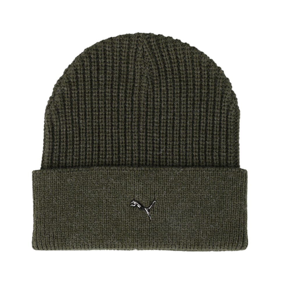 Шапка   Puma Metal Cat Beanie хакі 02487403 — фото 1