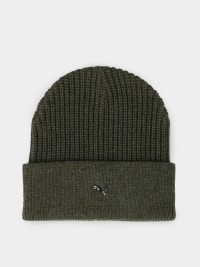 Шапка   Puma Metal Cat Beanie хакі 02487403 изображение 2