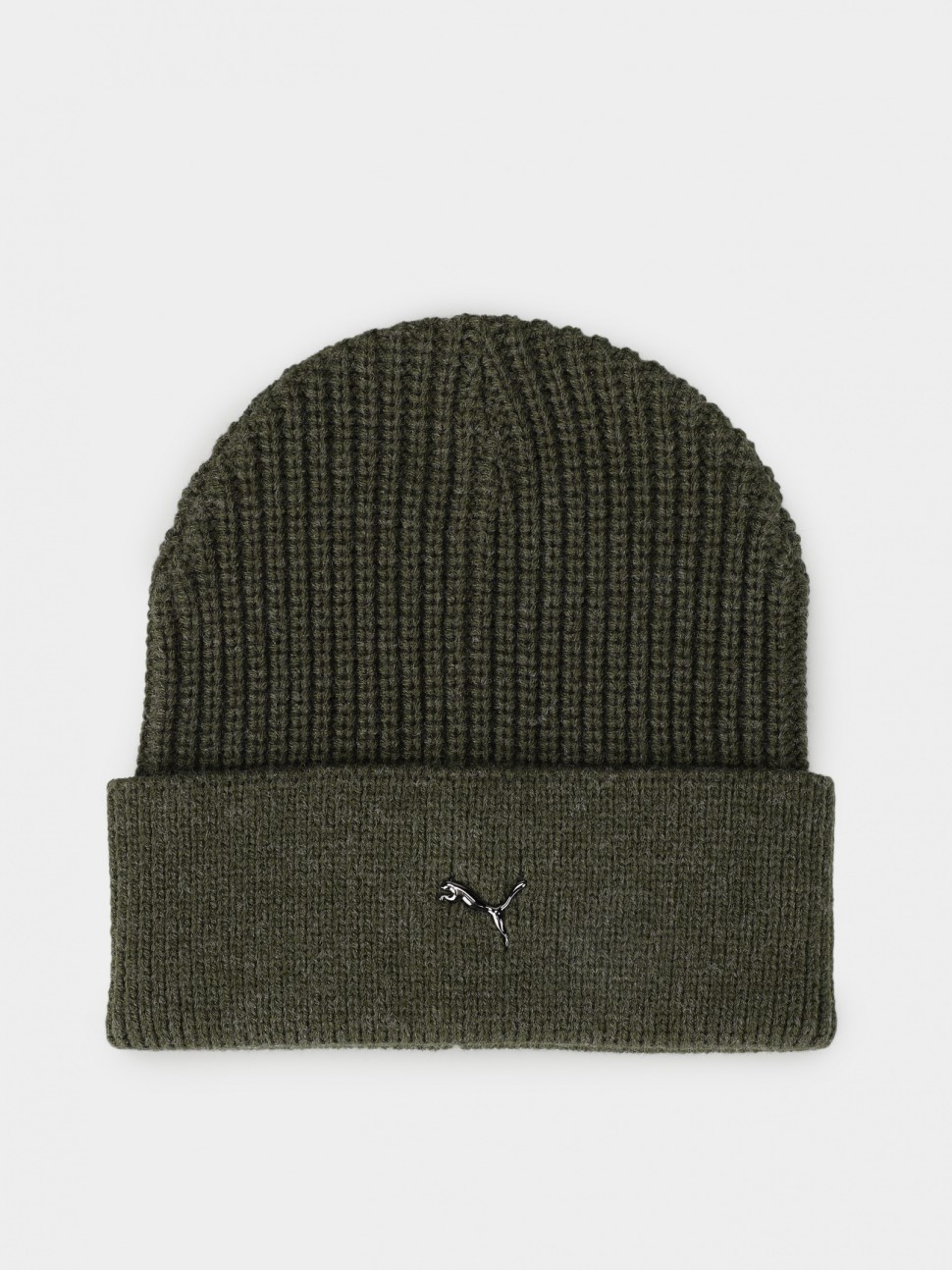 Шапка   Puma Metal Cat Beanie хакі 02487403 — фото 2