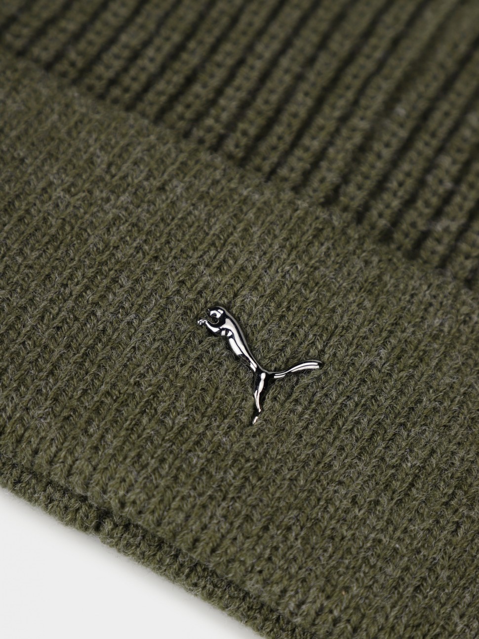 Шапка   Puma Metal Cat Beanie хакі 02487403 — фото 4