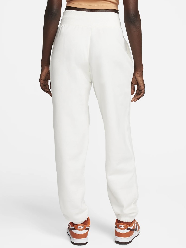 Брюки женские Nike W NSW PHNX FLC HR OS PANT PRNT молочные FN7716-133 изображение 3