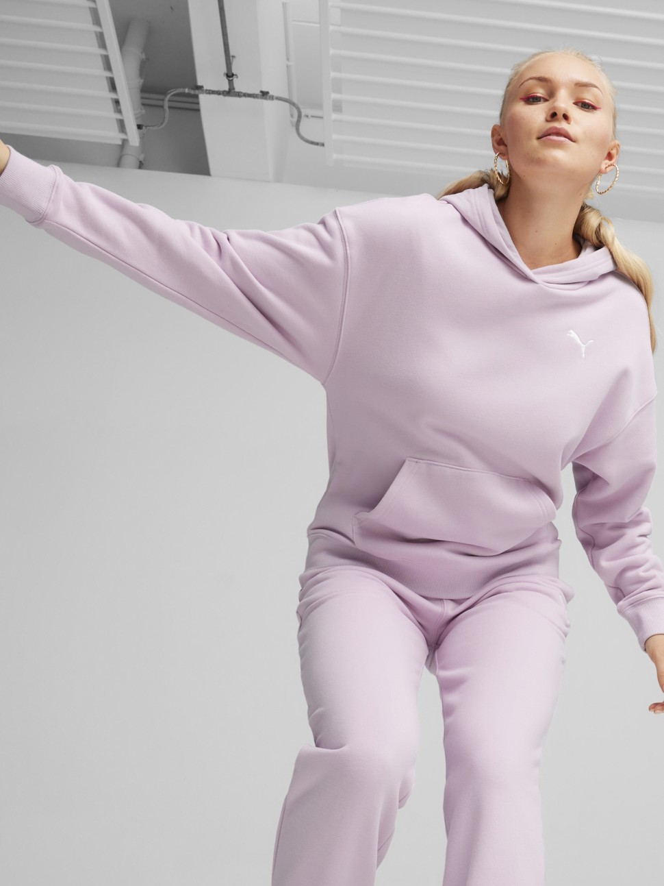 Костюм жіночий Puma Loungewear Suit TR рожевий 67992060 — фото 5