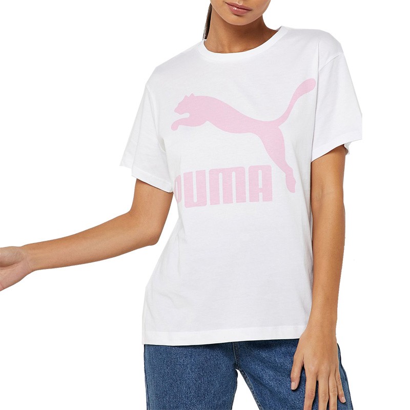 Футболка женская Puma CLASSICS LOGO белая 57791402 изображение 1